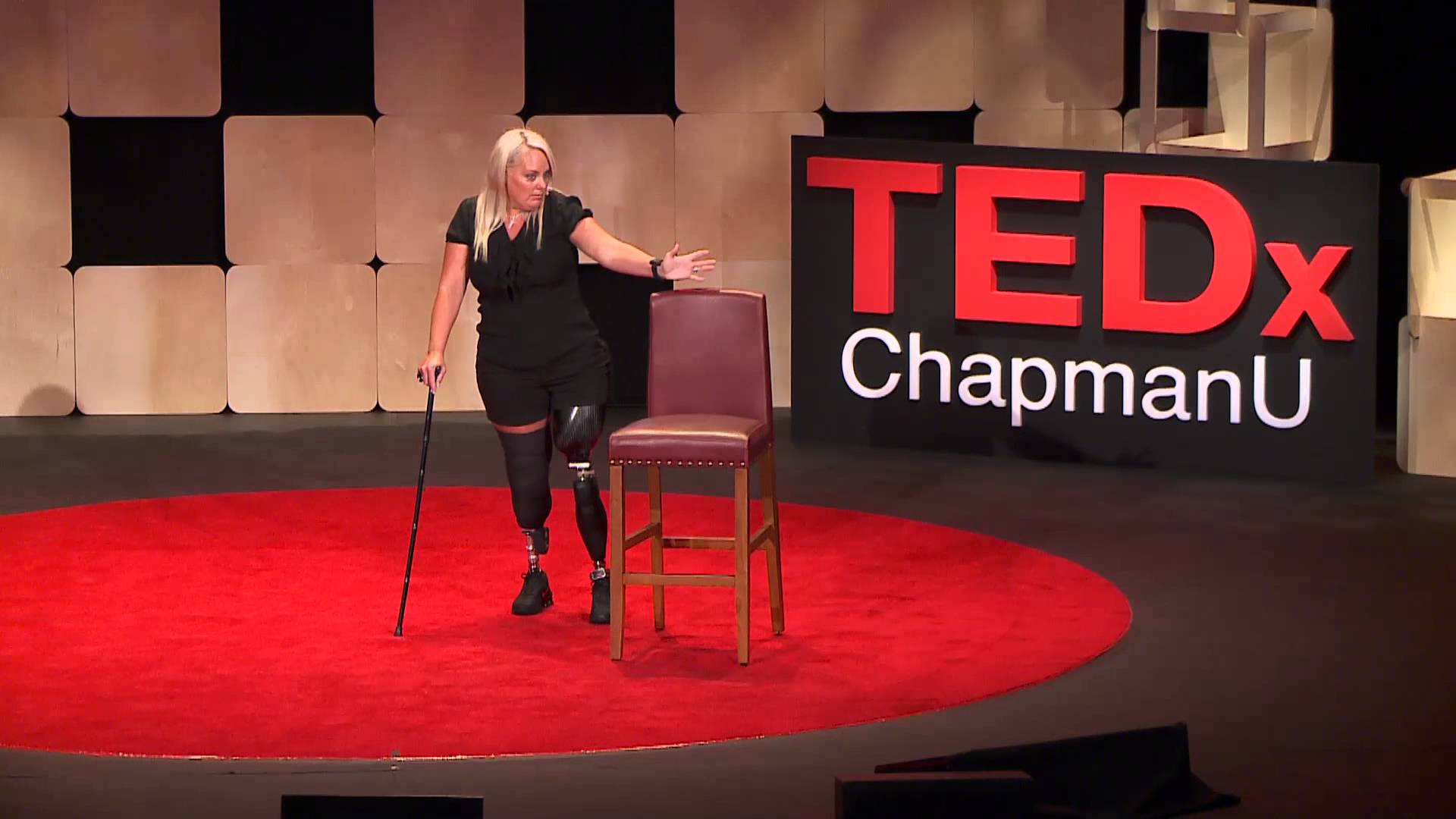 Stephanie Decker at TEDx ChapmanU in June 2014